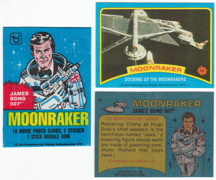 1979 Topps Moonraker Trading Cards Wrapper