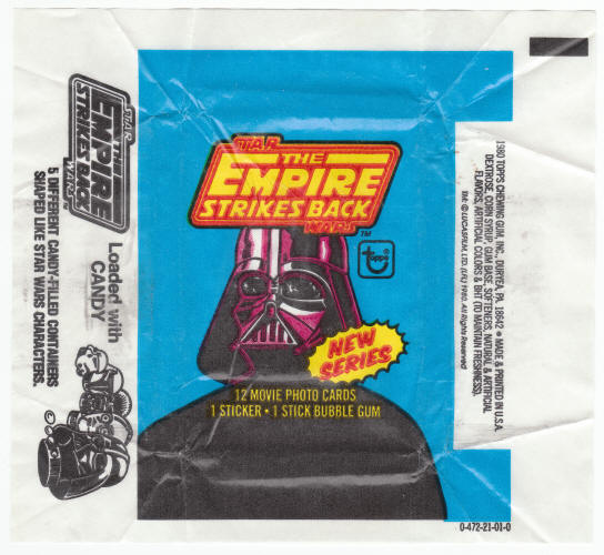 1980 Topps Star Wars The Empire Strikes Back Series 2 Wrapper