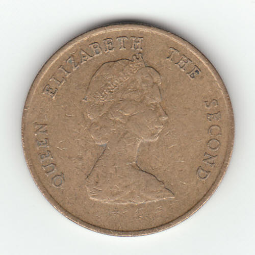 1981 East Caribbean States One Dollar obverse