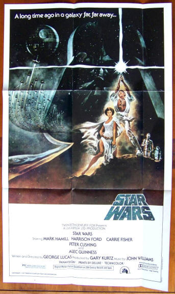 1981 Topps Movie Giant Pin up #5 Star Wars