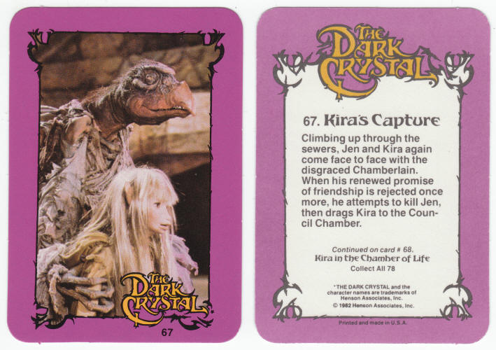 1982 Donruss Dark Crystal Trading Card