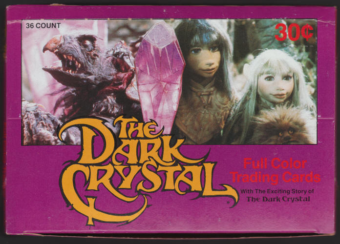 1982 Donruss The Dark Crystal Trading Cards Wax Pack Box