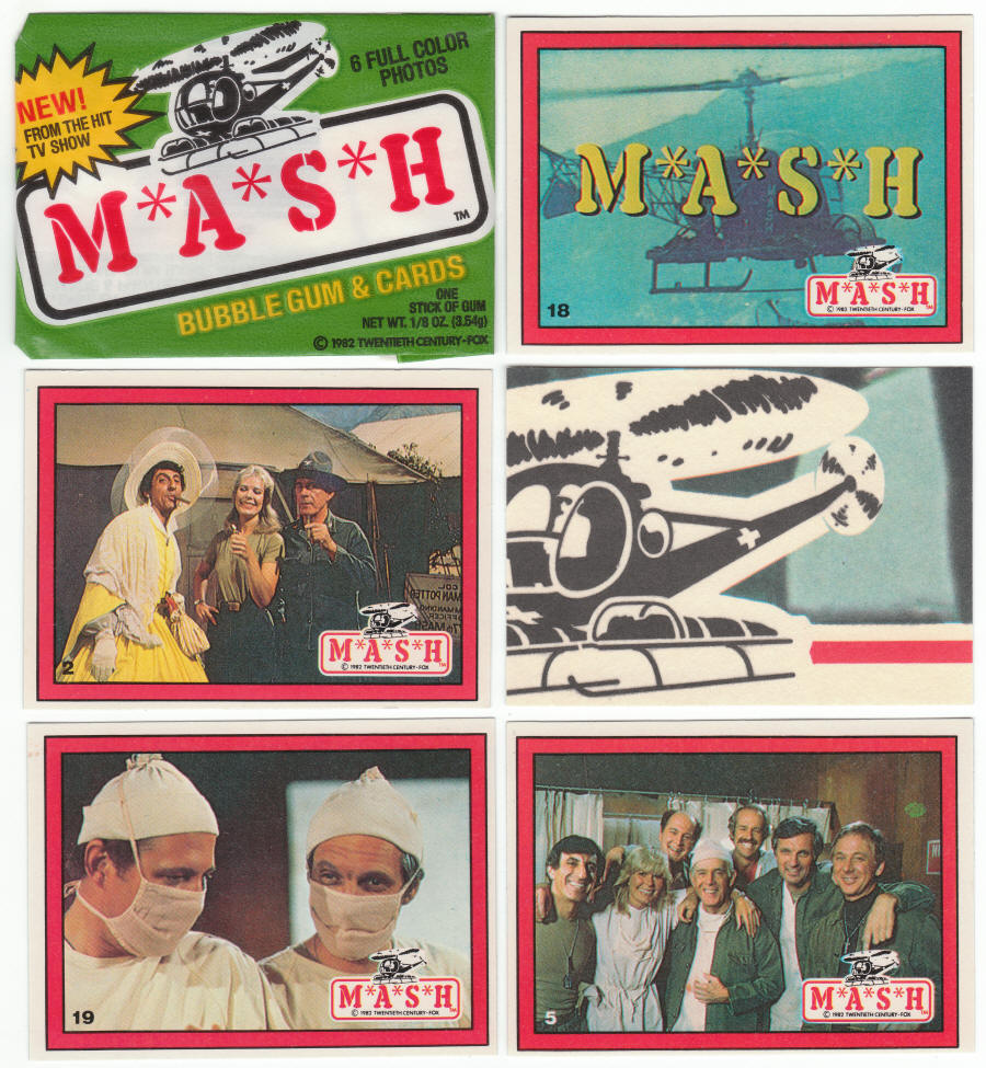 1982 Donruss MASH Trading Cards