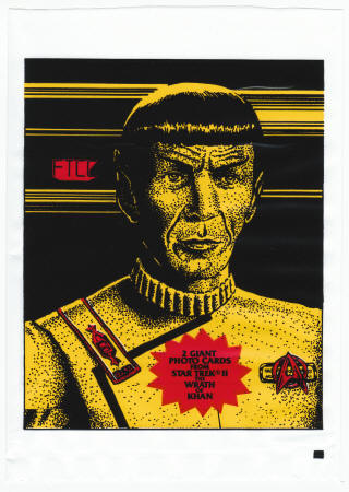 1982 FTCC Star Trek II The Wrath Of Khan Wrapper Spock