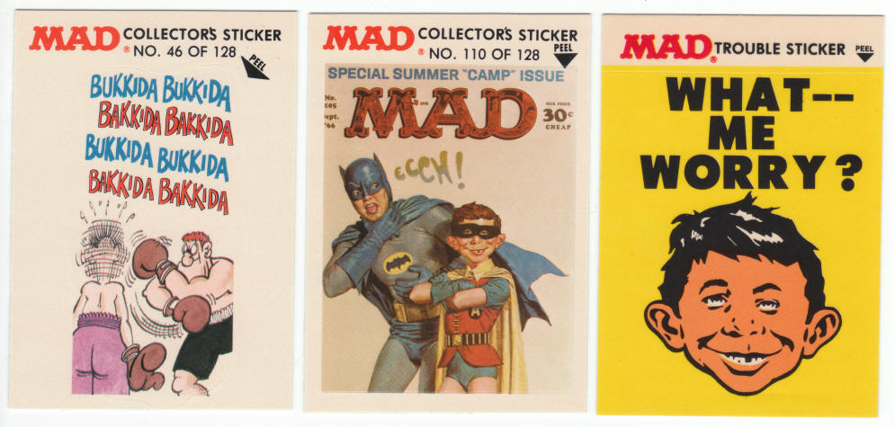1983 Fleer MAD Collectors Stickers