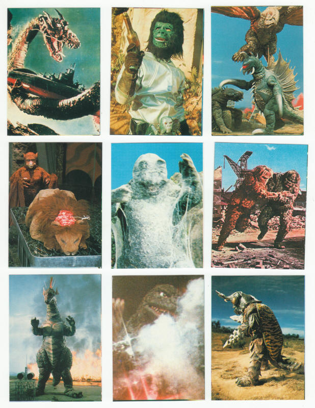 1983 Godzilla Japanese Import Stickers