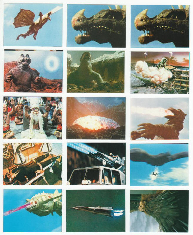 1983 Godzilla Japanese Import Stickers