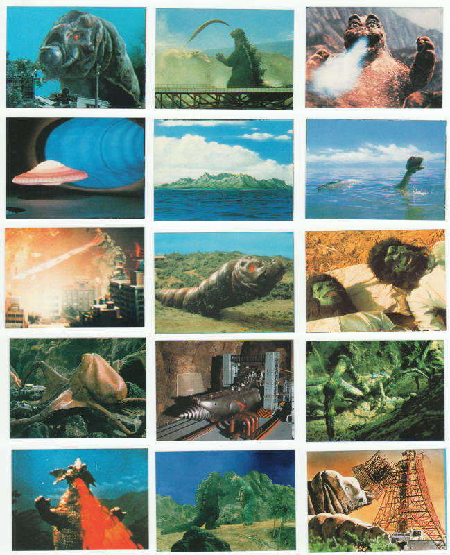 1983 Godzilla Japanese Import Stickers