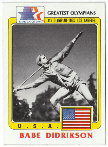 1983 Historys Greatest Olympians #39 Babe Didrikson