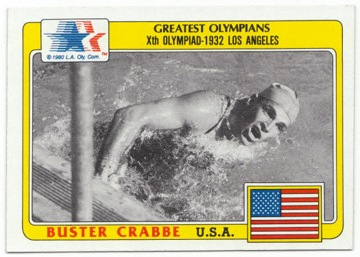 1983 Historys Greatest Olympians #99 Buster Crabbe