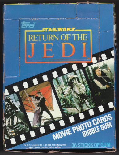 1983 Topps Star Wars The Return of the Jedi Series 1 Wax Pack Box