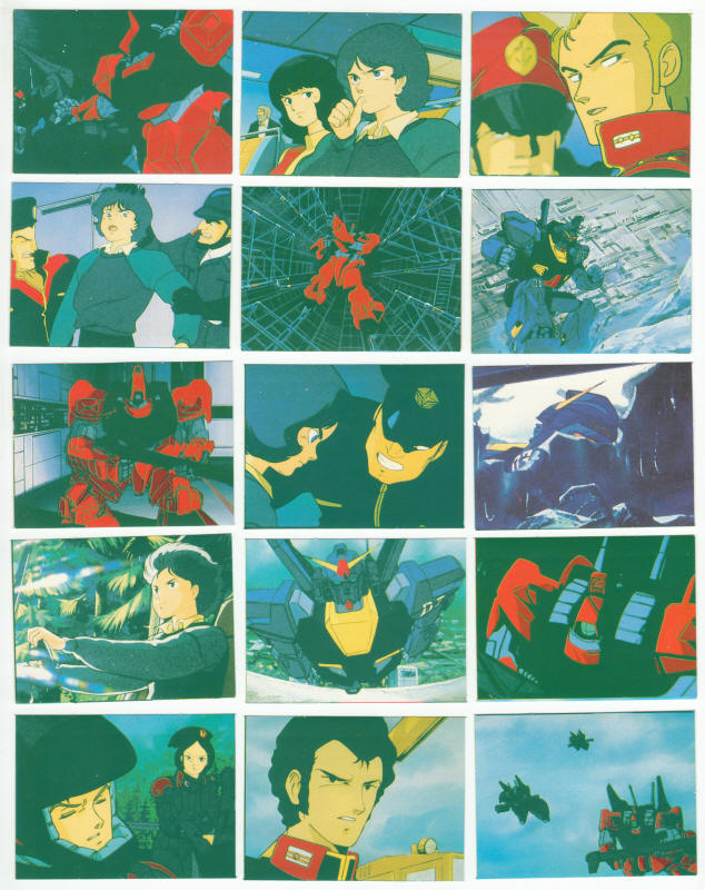 1985 Yamakatsu Mobile Suit Zeta Gundam Stickers