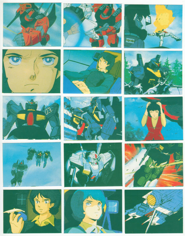 1985 Yamakatsu Mobile Suit Zeta Gundam Stickers