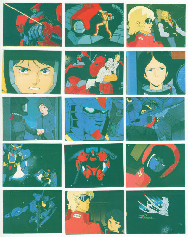 1985 Yamakatsu Mobile Suit Zeta Gundam Stickers