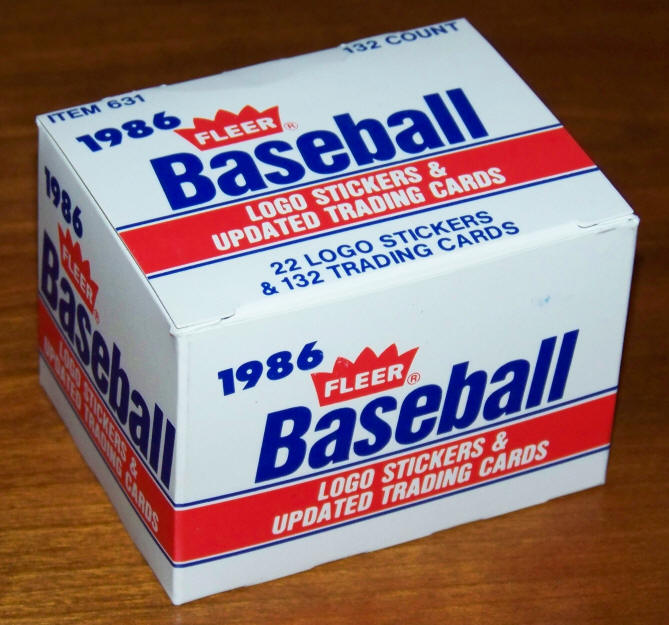 1986 Fleer Baseball Card Update Set