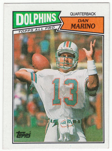 1987 Topps #233 Dan Marino