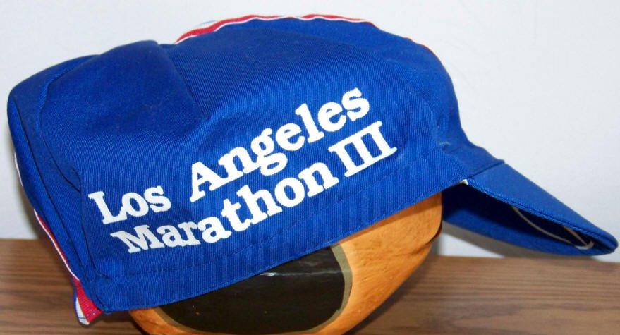 1988 Los Angeles Marathon III Runners Cap side