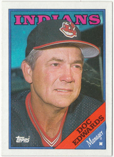 1988 Topps Baseball #374 Doc Edwards MG Variation