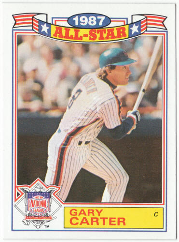 1988 Topps Baseball Glossy All-Stars #20 Gary Carter