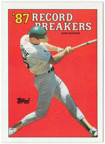 1988 Topps Baseball #3B Mark McGwire Corrected