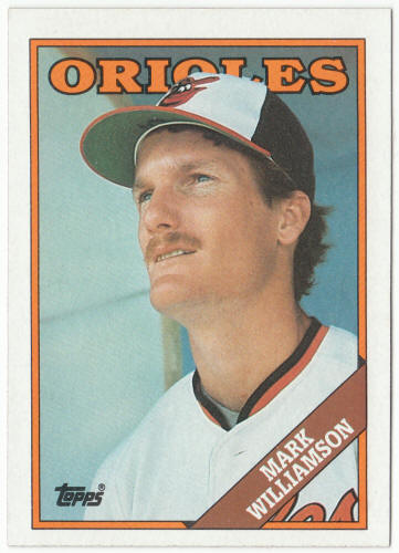 1988 Topps Baseball #571B Mark Williamson Correct