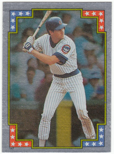 1988 Topps Superstar Sticker #147 Ryne Sandberg