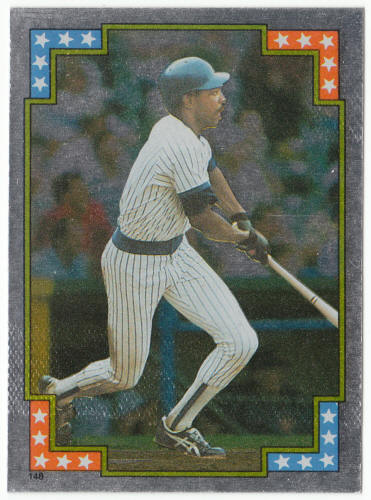 1988 Topps Superstar Foil Sticker #148 Andre Dawson