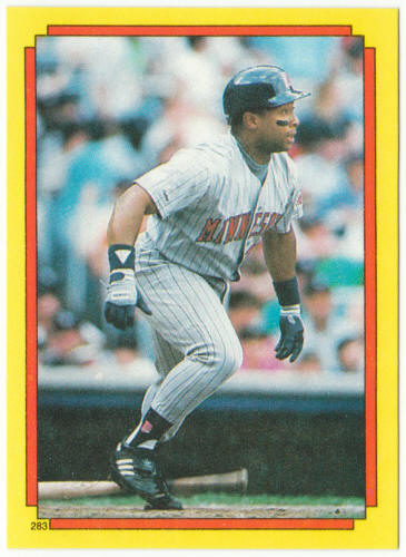 1988 Topps Superstar Sticker #283 Kirby Puckett