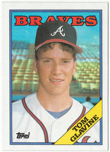 1988 Topps Baseball #779 Tom Glavine Rookie Card