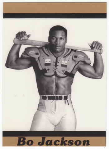 1989 1990 Bo Jackson Knows Baseball Football