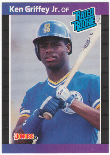 1989 Donruss Baseball #33 Ken Griffey Jr Rookie Card