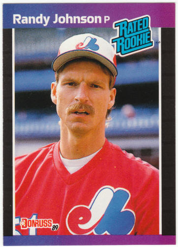 1989 Donruss Randy Johnson #42 Rookie Card