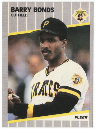 1989 Fleer Baseball #202 Barry Bonds