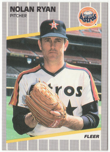 1989 Fleer Baseball #368 Nolan Ryan