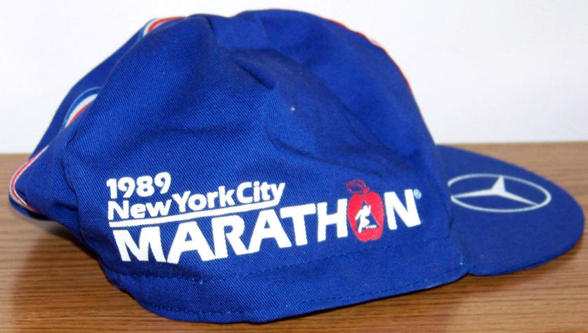 1989 New York City Marathon Runners Cap side