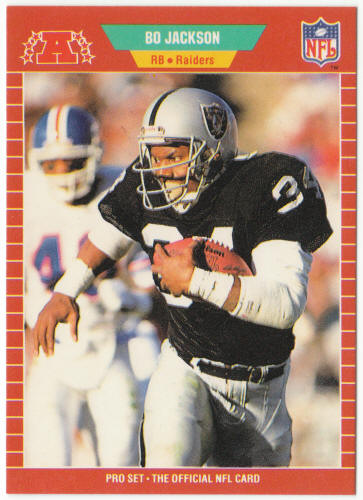 1989 Pro Set Football #185 Bo Jackson