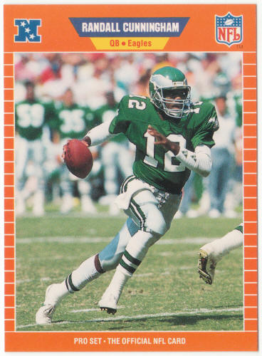 1989 Pro Set Football #315 Randall Cunningham