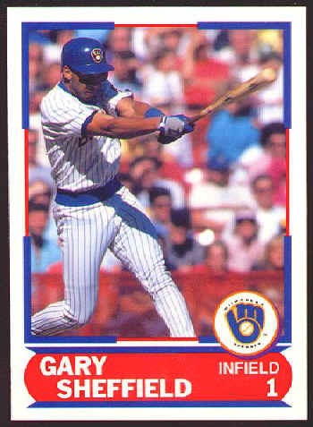 1989 Score Young Superstar Gary Sheffield #25 Rookie Card