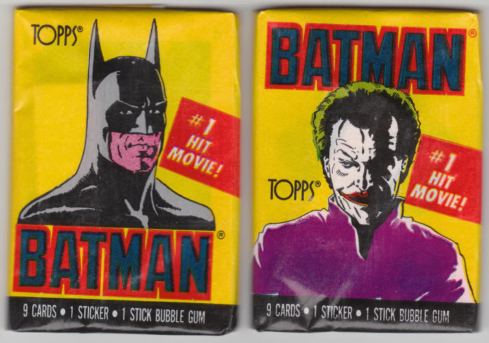 1989 Topps Batman Unopened Wax Packs