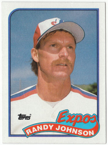 1989 Topps #647 Randy Johnson Rookie Card