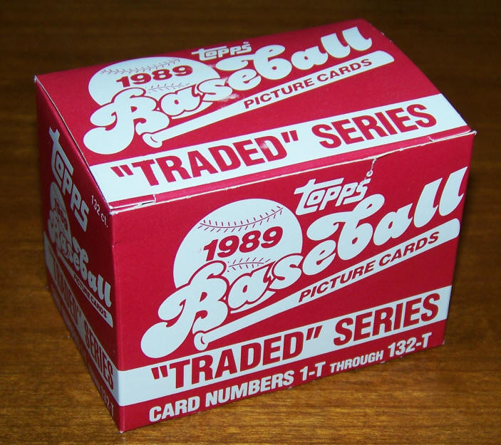 1989 Topps Traded Baseball Cards box