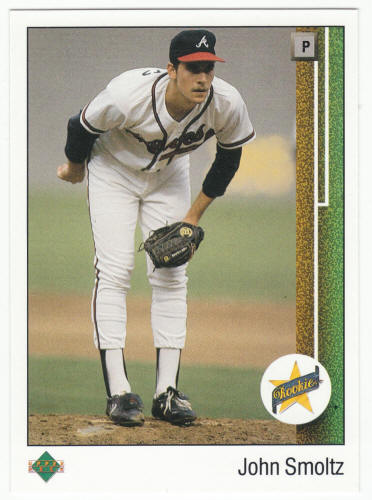 1989 Upper Deck #17 John Smoltz Rookie Card