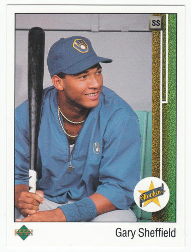 1989 Upper Deck #13 Gary Sheffield Rookie Card Correct