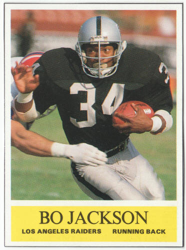 1990-91 SCD #3 Bo jackson Pocket Price Guide Card