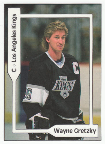 1990-91 SCD #22 Wayne Gretzky Pocket Price Guide Card
