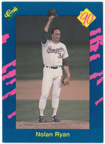 1990 Classic Baseball #1 Nolan Ryan