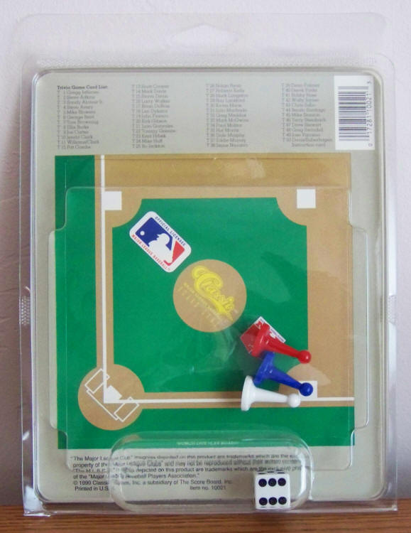 1990 Classic Pink Baseball Cards Factory Sealed Set back