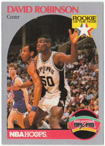 1990-91 Hoops Basketball #270 David Robinson