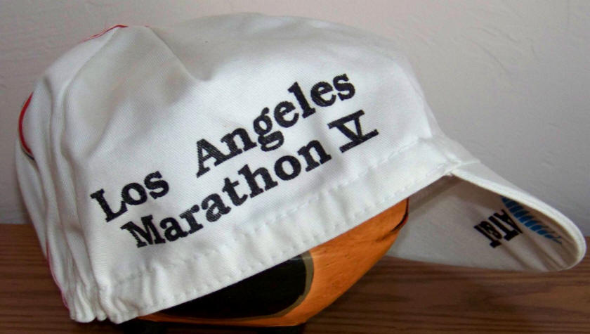 1990 Los Angeles Marathon V Runners Cap side