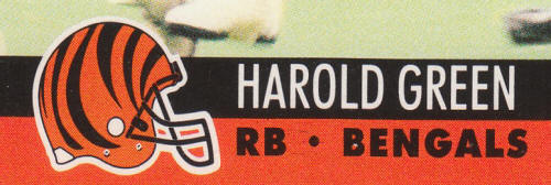 1990 Pro Set Harold Green Corrected Card front